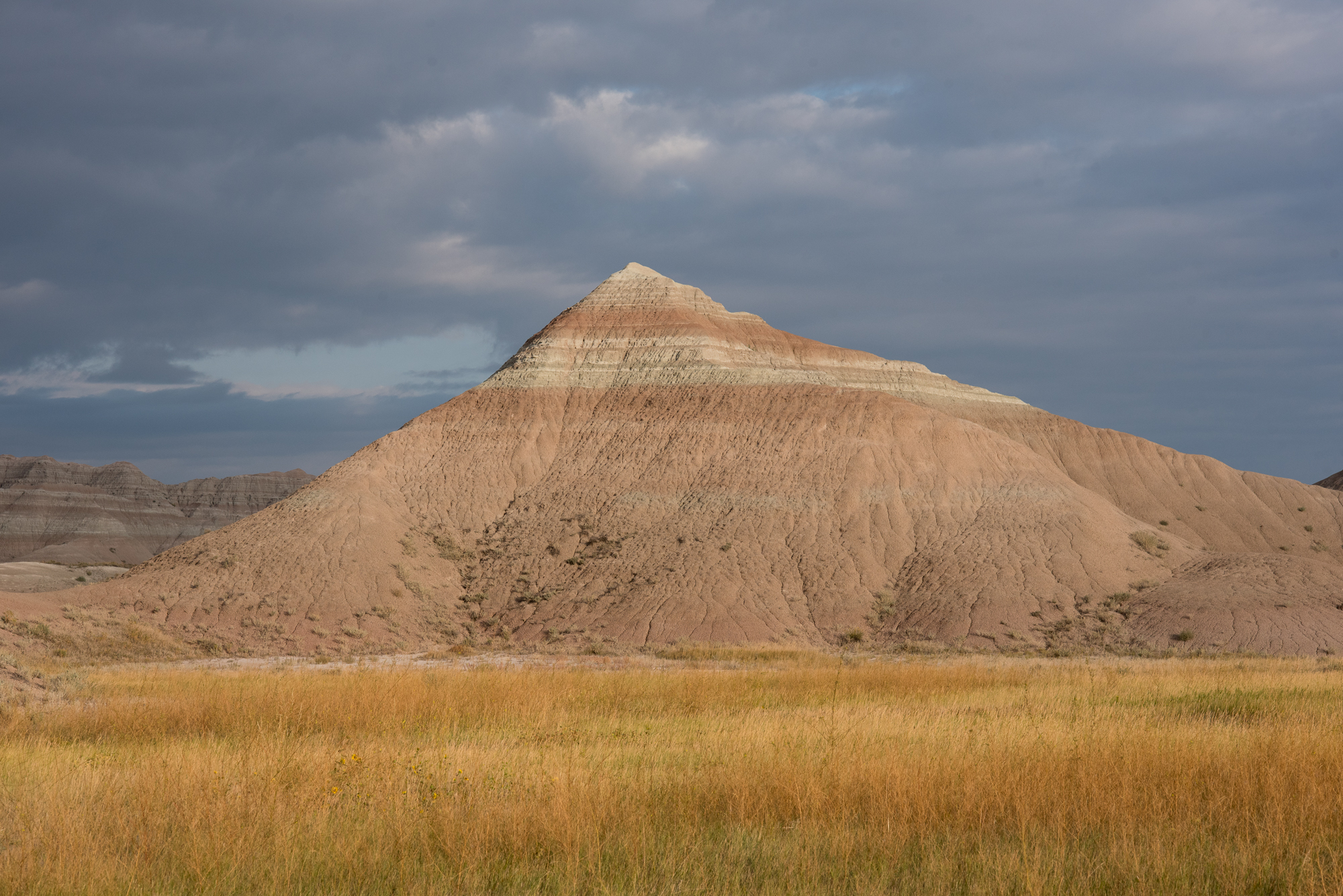 Golden hour at Badlands National Park