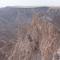 Rocky landscape at Badlands National Park